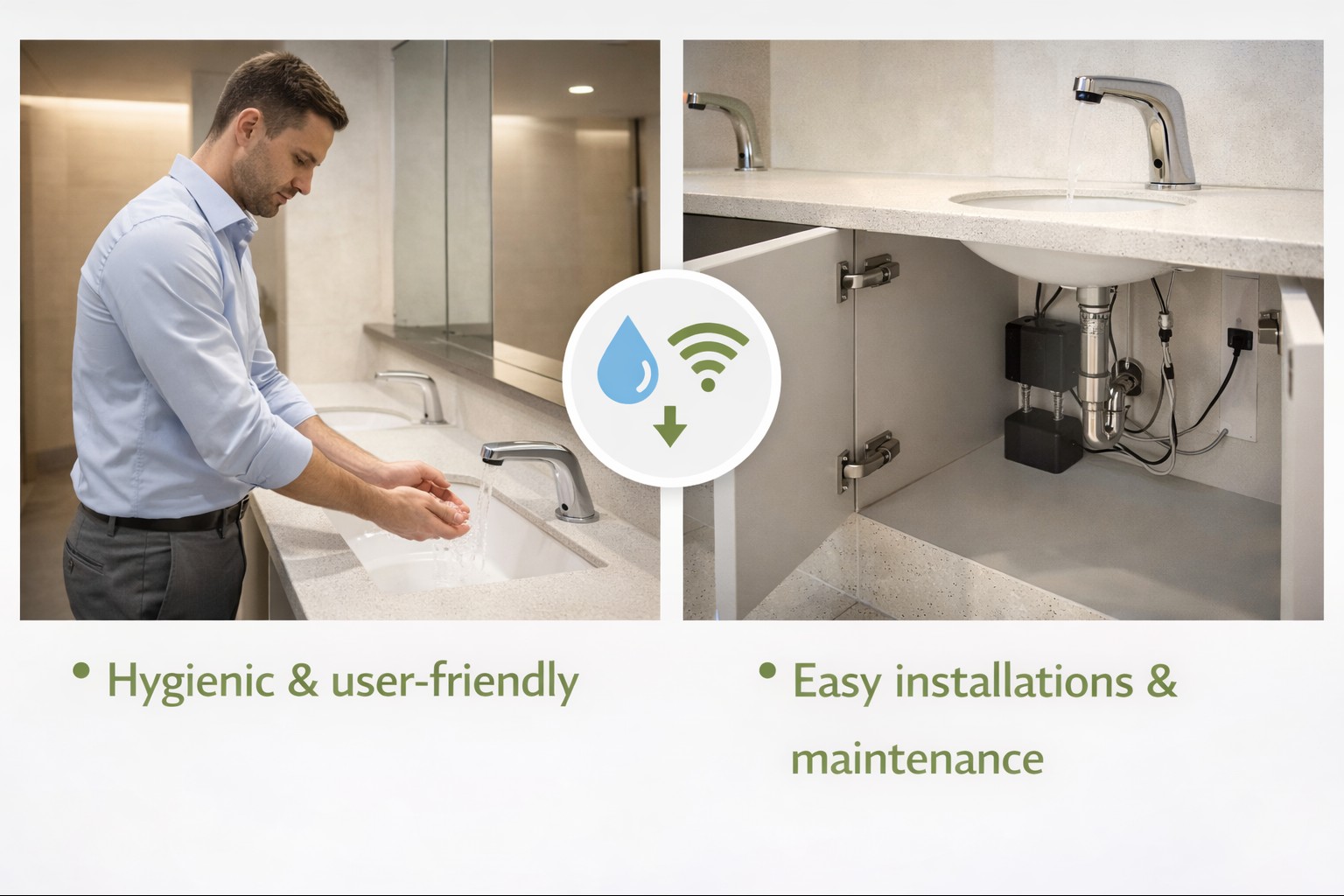 Touchless Faucets in Commercial Office Buildings