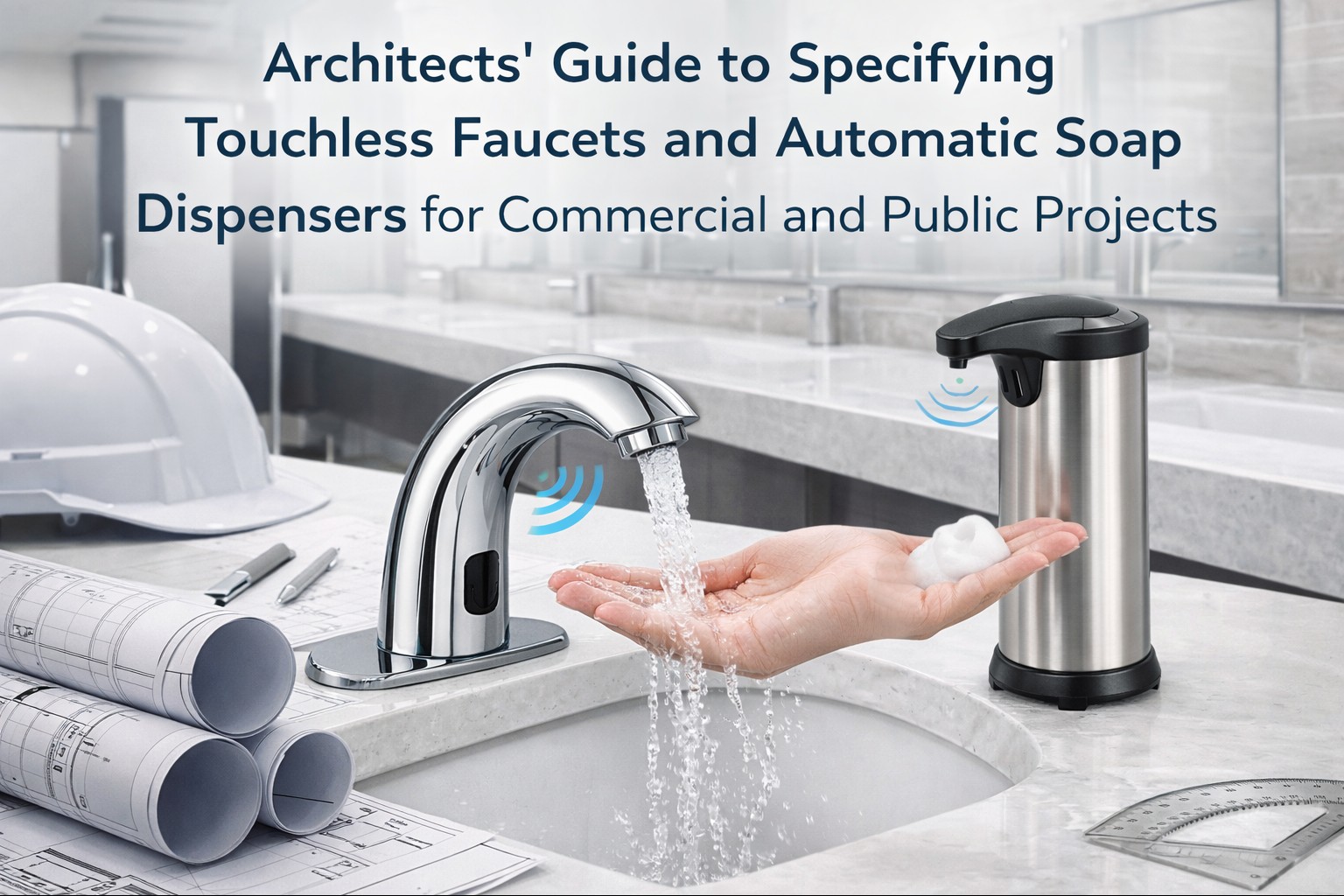 Architects’ Guide to Specifying Touchless Faucets and Automatic Soap
