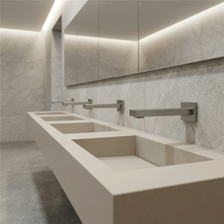 Read more about the article Fontana Aviation Touchless Faucets — AEC-Grade Technical Brief