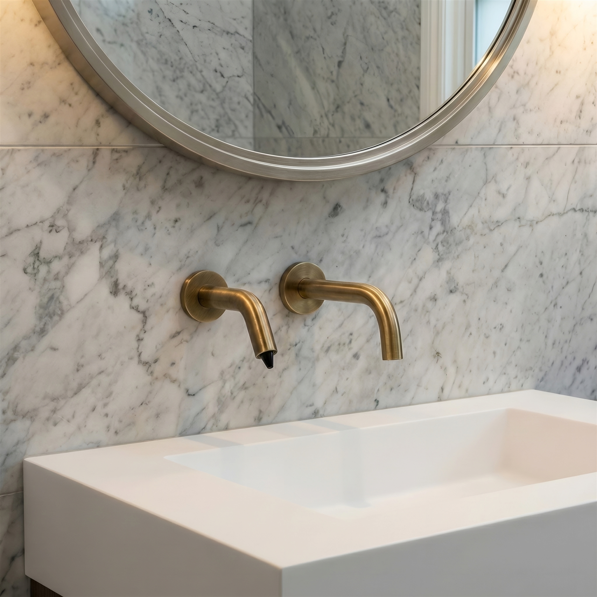 Bathroom fixtures and interior materials