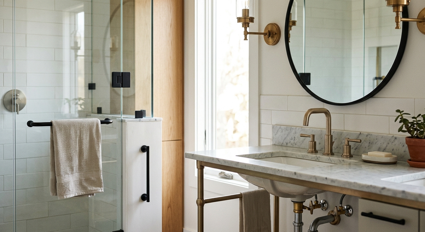 Read more about the article Mixing Metals in Bathrooms: A Hierarchy, Not a Grab Bag